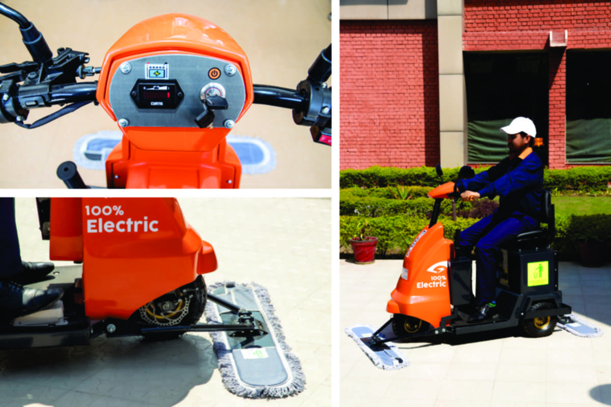 electric mopping floor cleaning machines